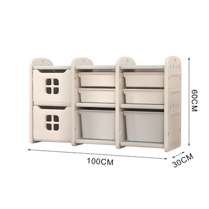 Tomas Train Toy Storage Cabinet for Children