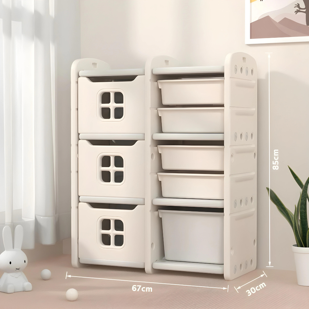 Tomas Train Toy Storage Cabinet for Children