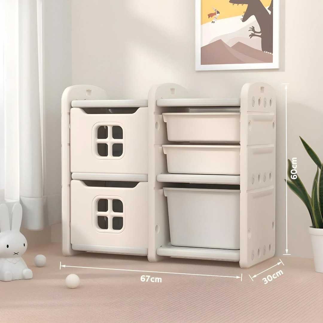 Tomas Train Toy Storage Cabinet for Children