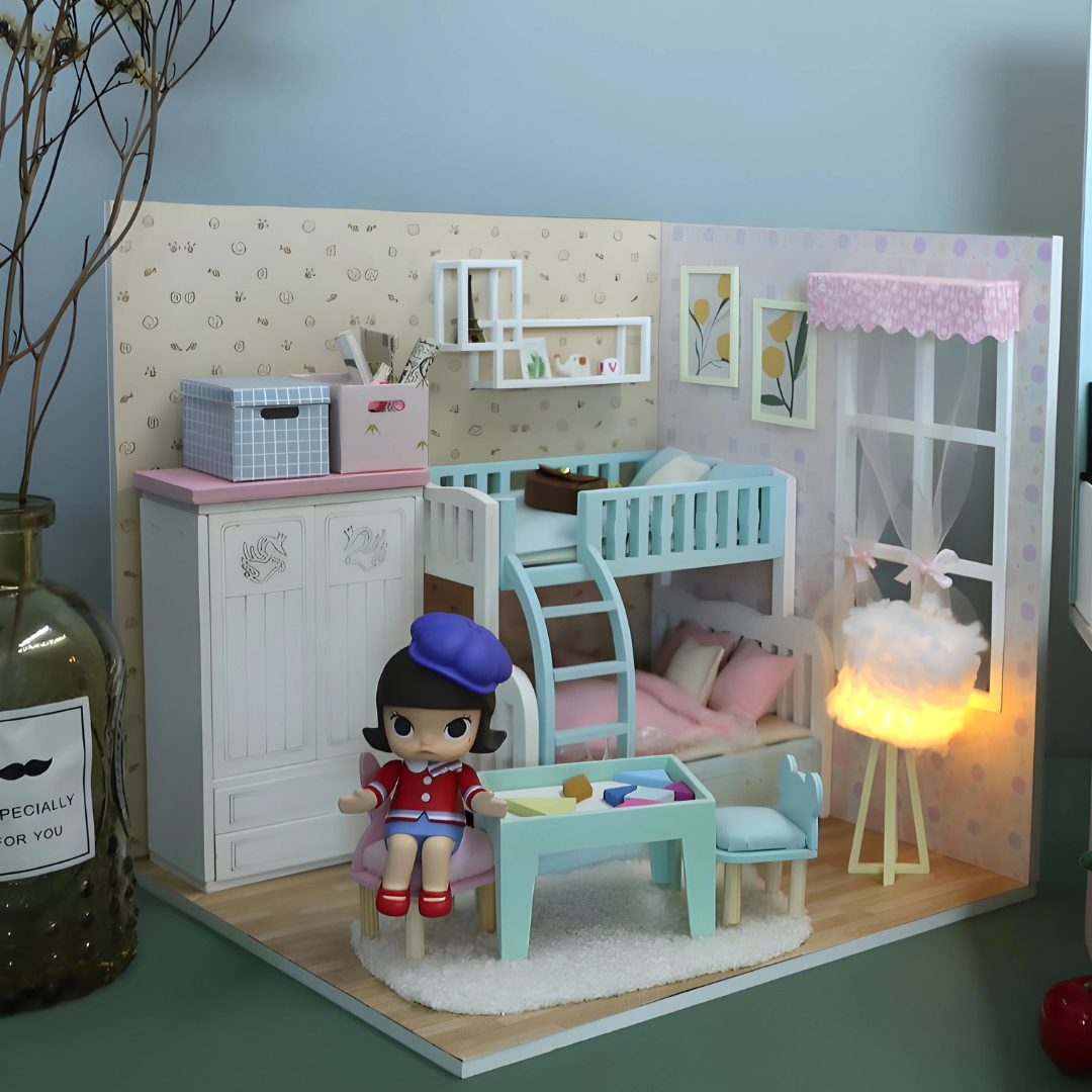 DIY Make Up Kit Gabby Dollhouse With Led Light