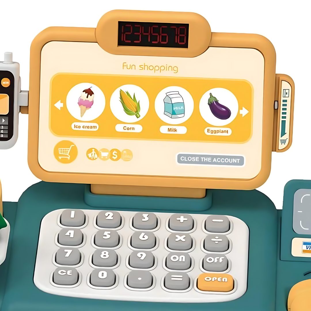 Battery-Operated Kids Supermarket Cash Register Toy