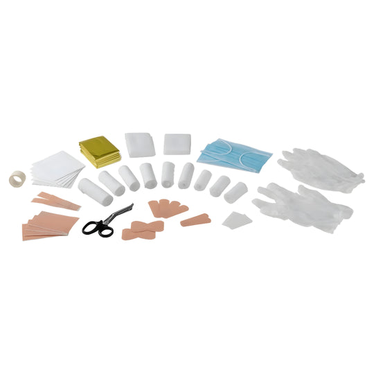 مجموعة الإسعافات الأولية للسيارة sensiplast®، مجموعة من 44 قطعة