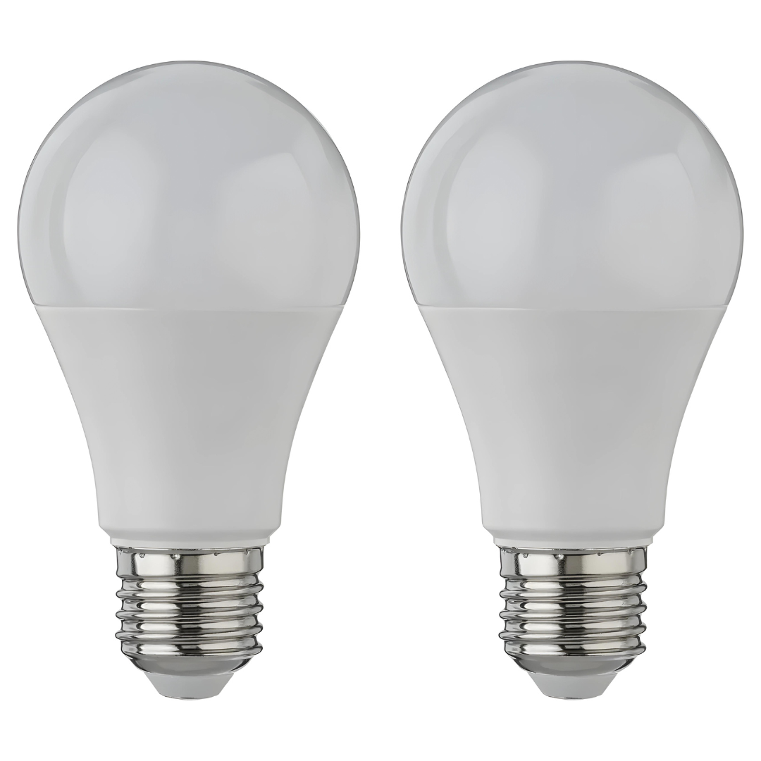 Livarno Home LED Bulbs 9.5W=60W E27 Set of 2