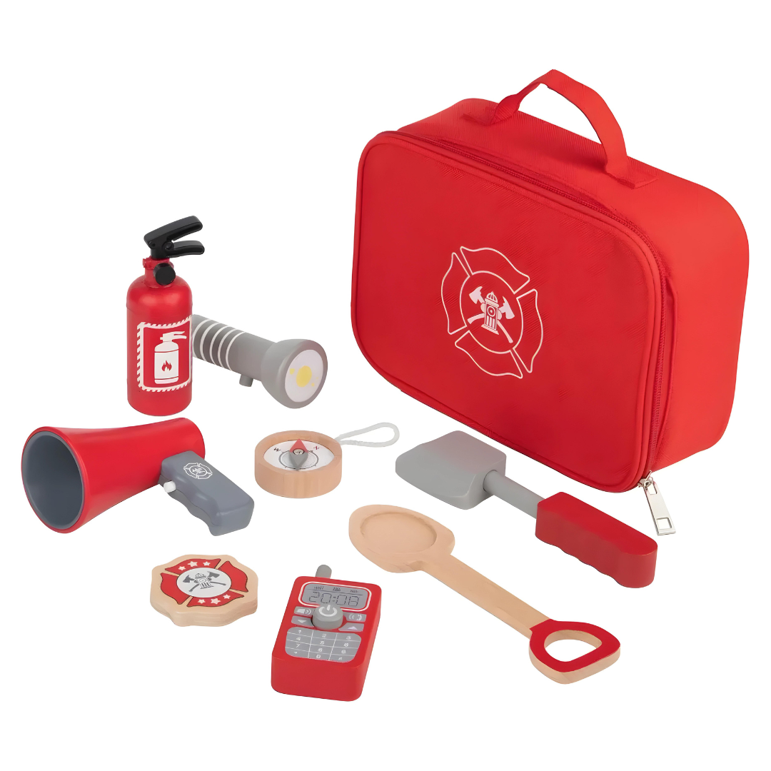 PLAYTIVE FIREMAN'S BAG 9 PIECES SET