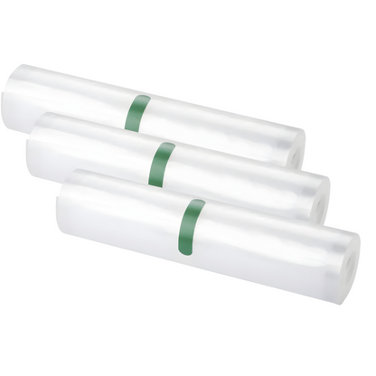 SILVERCREST KITCHEN VACUUM SEALER FILM ROLLS, 300 X 20 CM SET OF 3