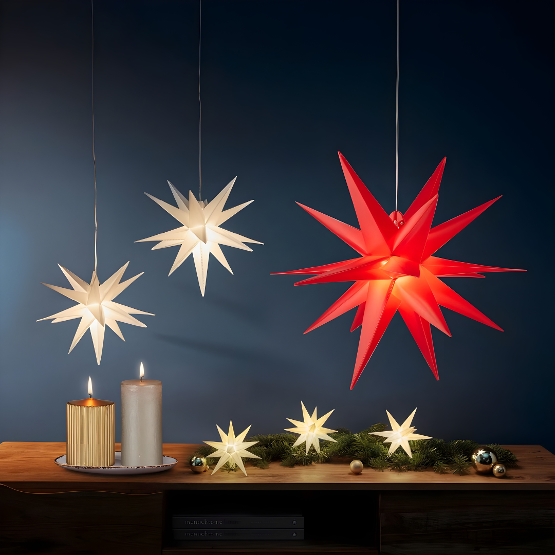 XXL Decorative 3D Star 6 Leds Open box ( Brand new )