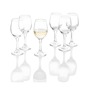 طقم أكواب نبيذ أبيض من إرنستو، سعة 455 مل