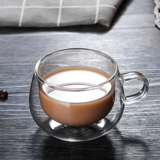 Double Wall Transparent Coffee Cup | European Household