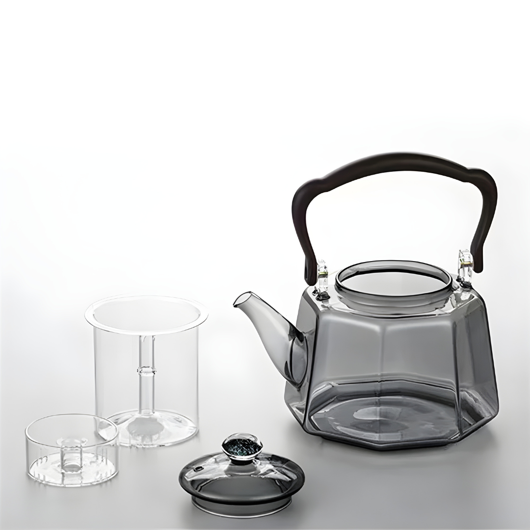 Premium Glass Tea Kettle with Intelligent Heating 1000w