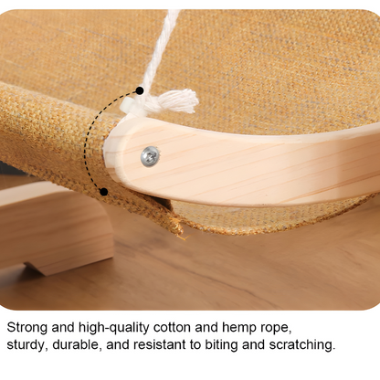 All-Season Indoor Cat Swing Hammock Bed