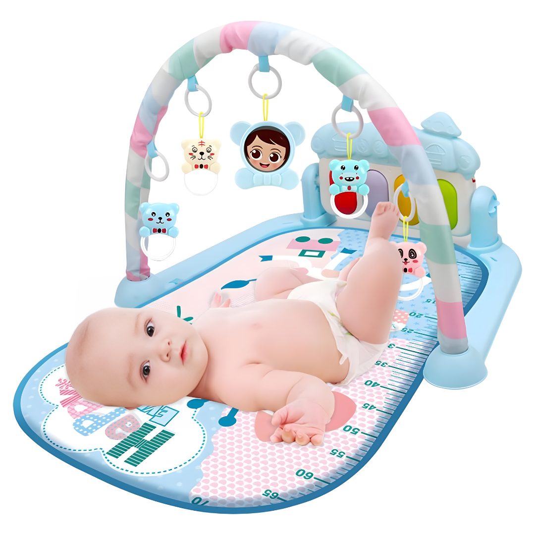 Infant Piano Gym Mat: Soft, Musical, and Educational (0-12 months)