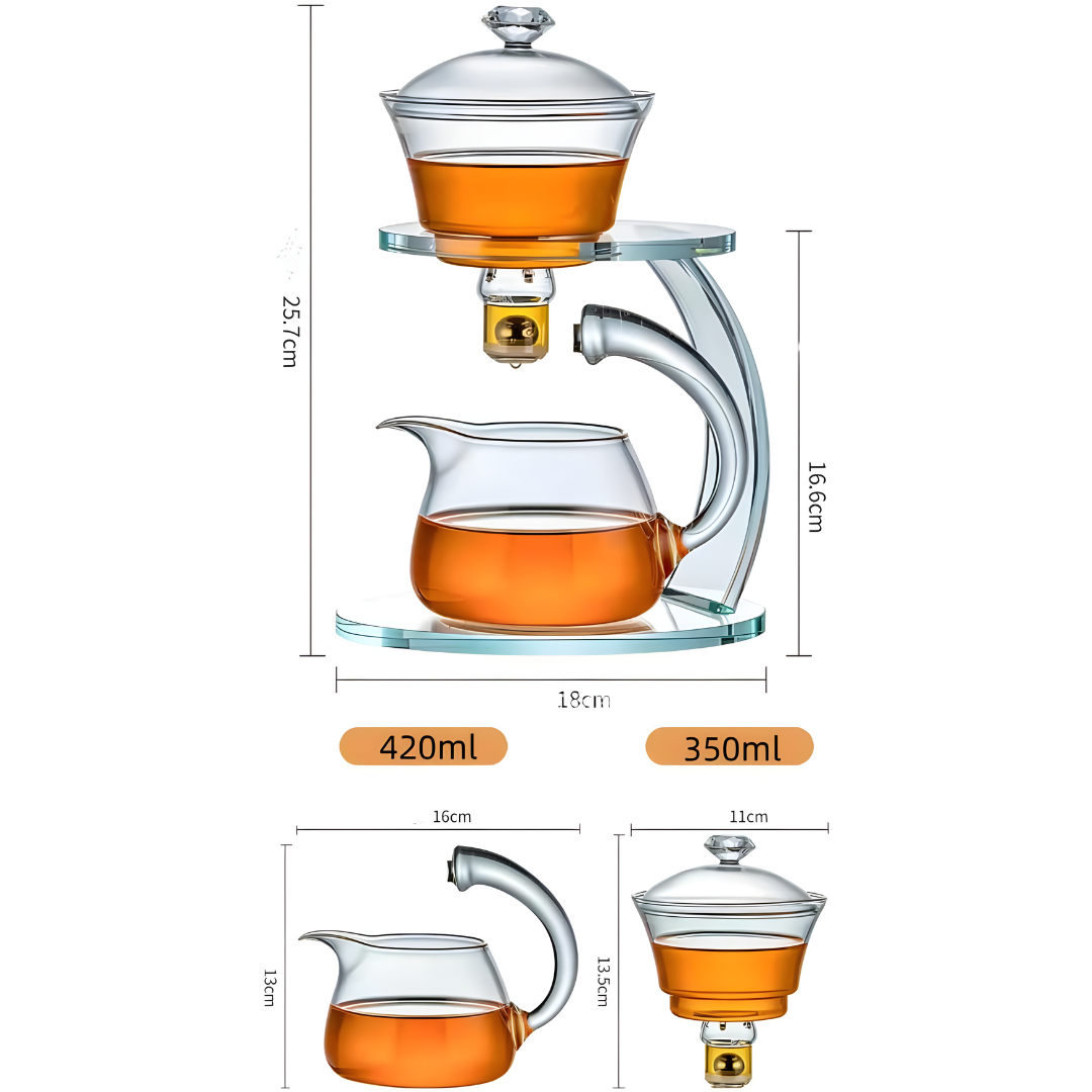 Beautiful Full Set Premium Glass Teapot Collection