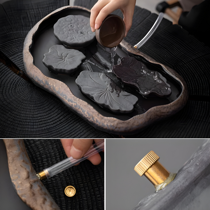 Japanese Style Lotus Pond Full Tea Set