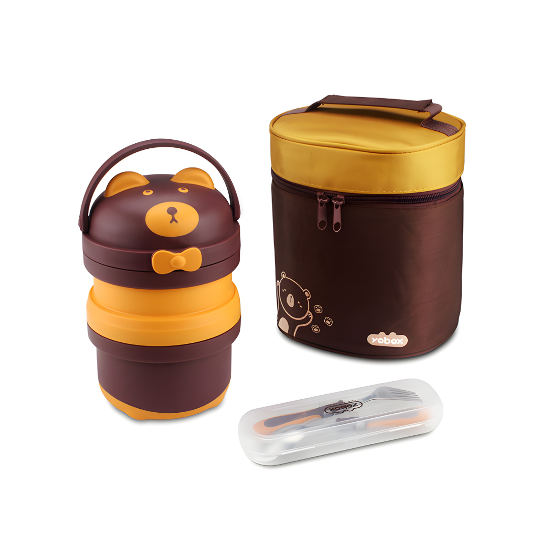 Little Bear BPA-Free Kids Lunchbox