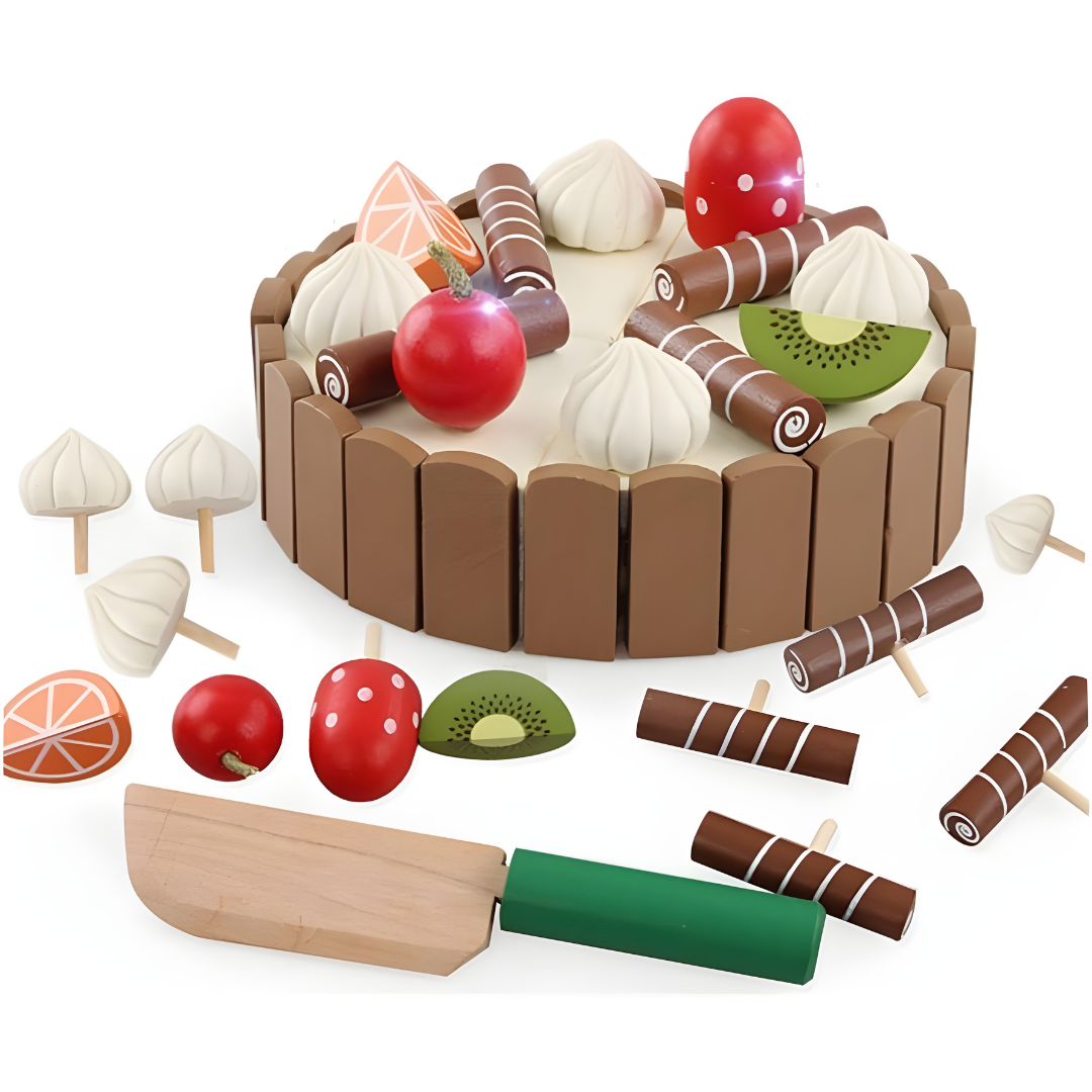 Wooden Magnetic Cake Set 3 Years +