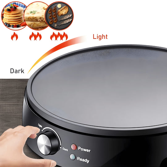 1200W antiaanbak Sonifer crêpemaker