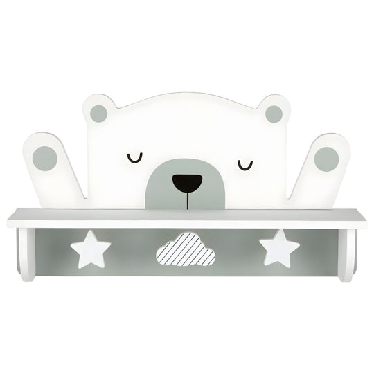 Livarno Living Hook with a Cute Pattern for a Child's Room - Gray