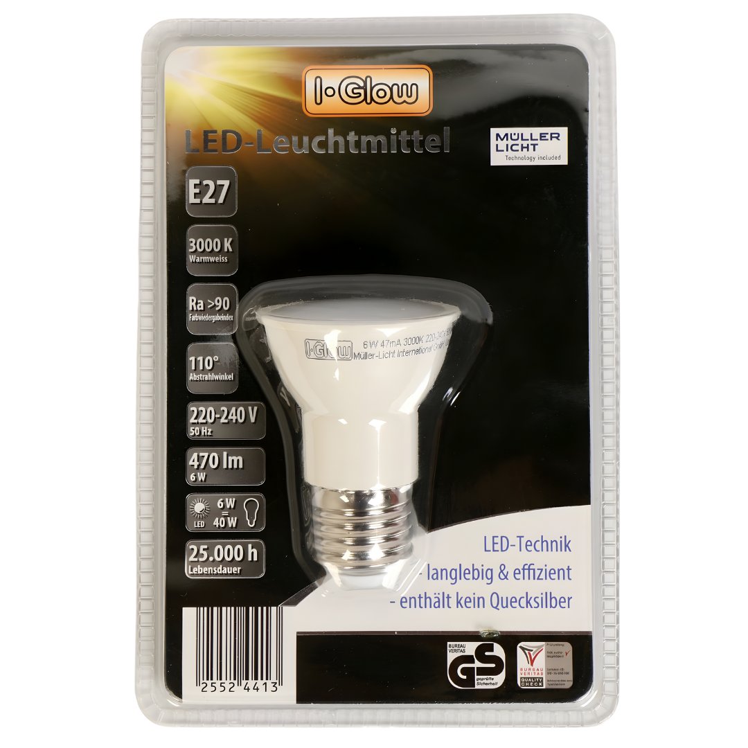 I.GLOW LED Bulb - E14 & E27 - Made in Germany