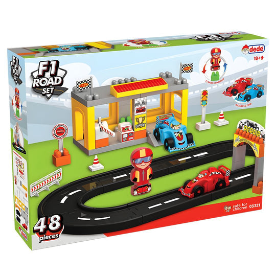 F1 Race Station 48 Piece Educational Lego Set