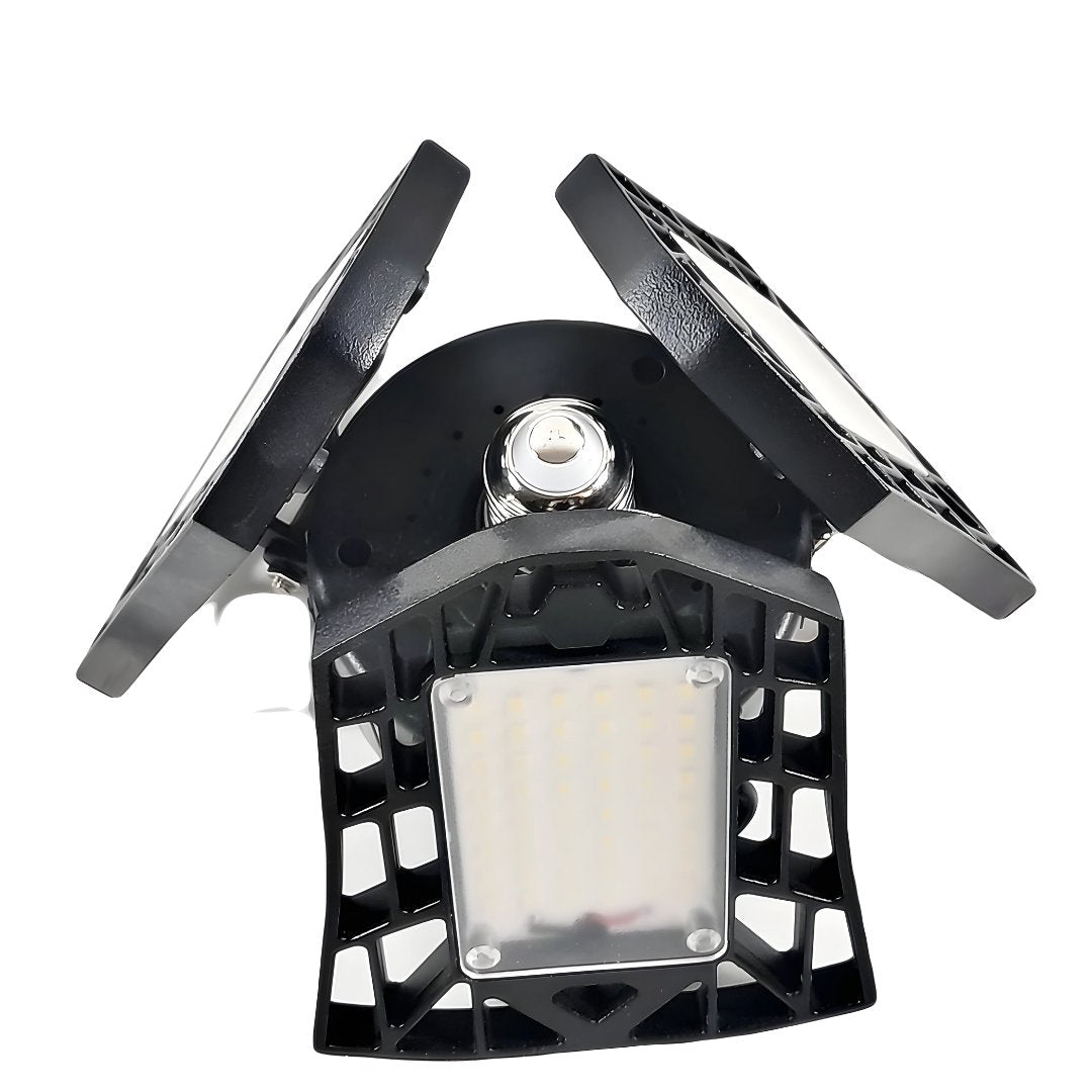 Work light Spotlight Swiveling LED Panels E27 Socket Black