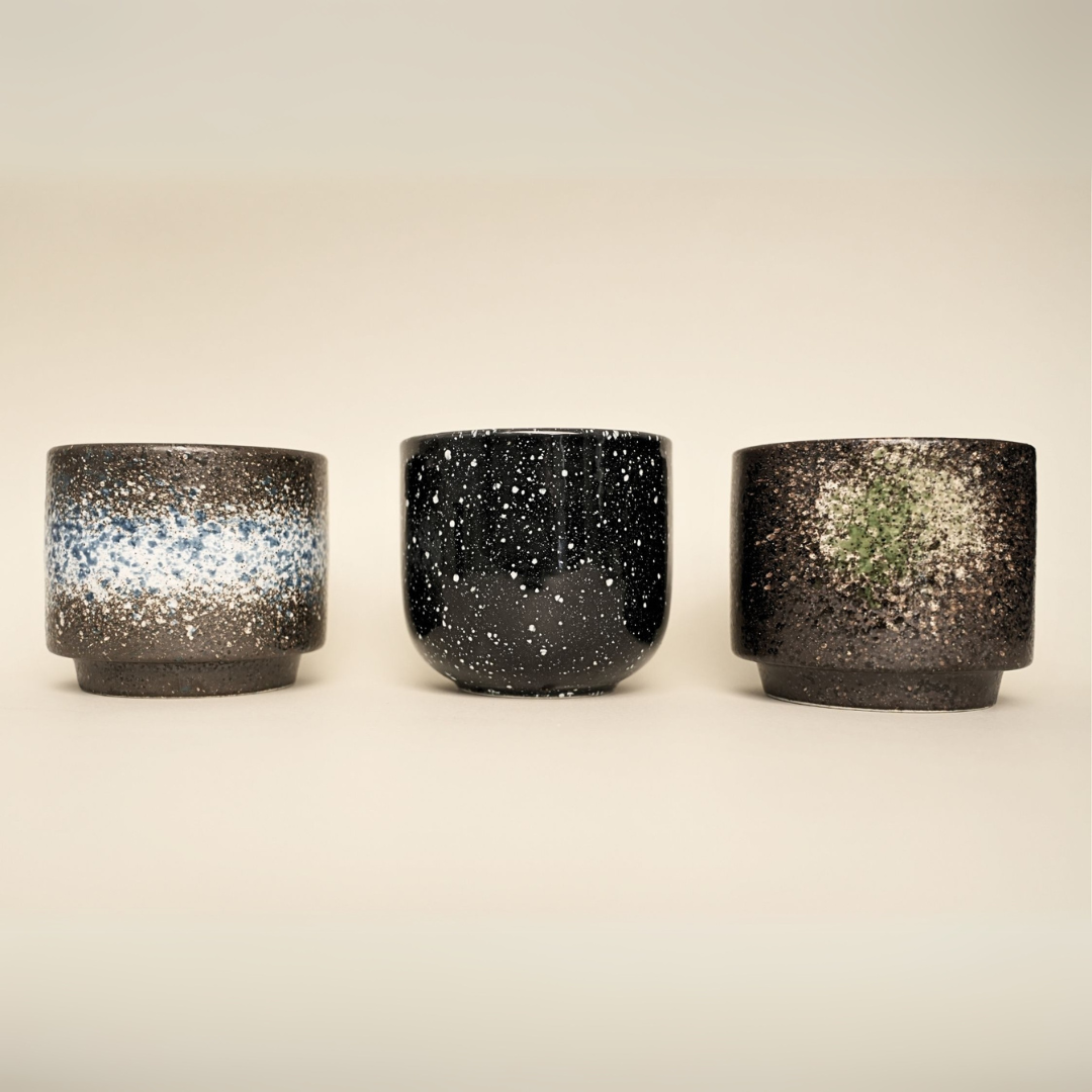 Elegant Japanese Tea & Coffee Cup Gift Set (150ml) – 3-Piece Collection with Gift Box