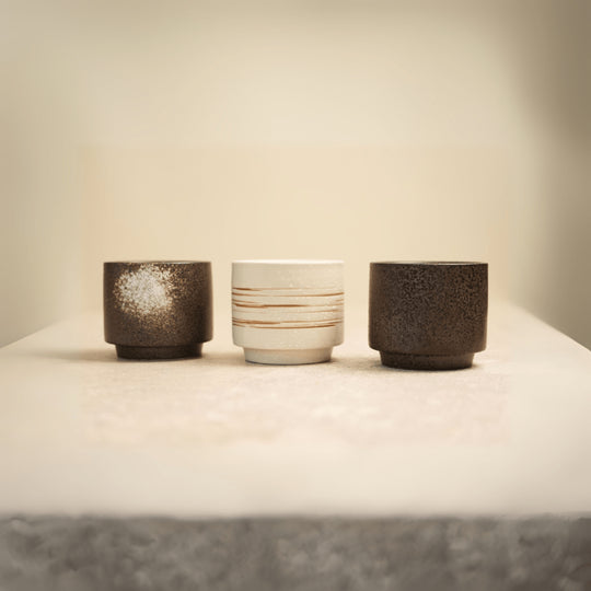 Elegant Japanese Tea & Coffee Cup Gift Set (150ml) – 3-Piece Collection with Gift Box