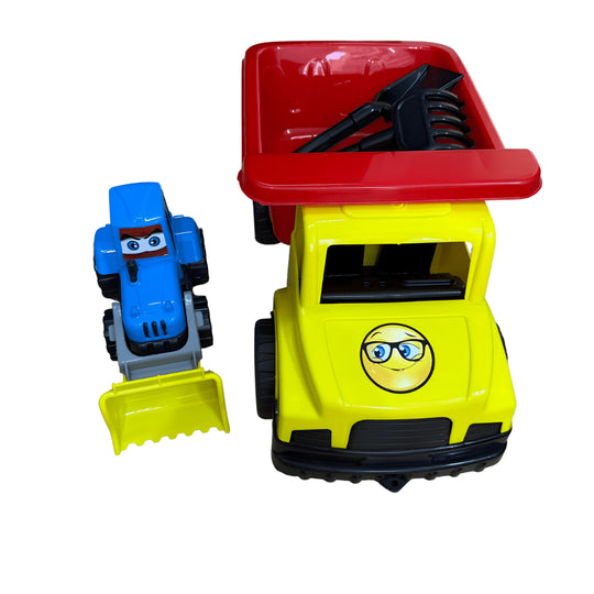 King Toys Emoji Truck Set – 4 Pieces