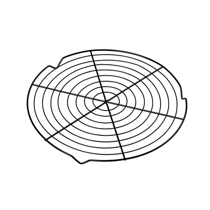 Ernesto 2-Piece Round Cooling Rack Set – 30cm Non-Stick Metal for Baking Cakes and Tarts

