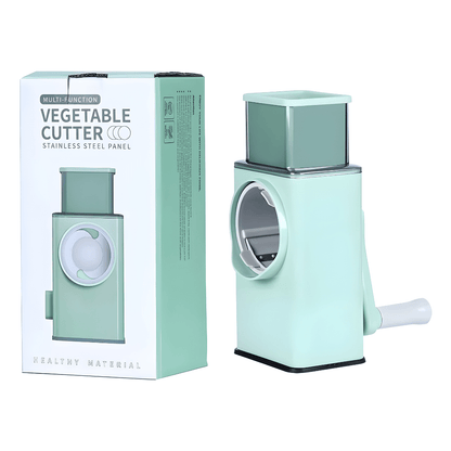 3-in-1 vegetable slicer with stainless steel drum blades for Lebanese kitchens