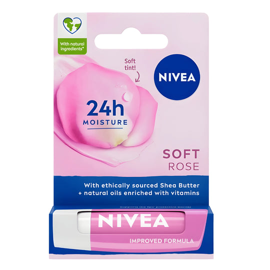 Nivea Lip Care Hydro Care SPF Lip Balm 5ml – EU Made | 24H Moisture