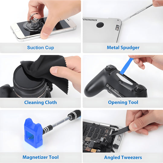 142-in-1 electronics precision screwdriver set with 120 bits and 22 tools – ideal for phone, laptop, and console repair in Lebanon

