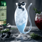 190ml Clear Borosilicate Party Goblet – Drinkware for Beirut Events & Homes