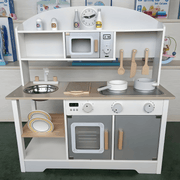 Premium Wooden Kids Kitchen Set – Pretend Play with Realistic Accessories