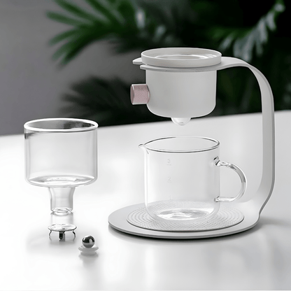 Super Premium Semi-Automatic Tea & Coffee Server – Dual Purpose Brewer (400ml)