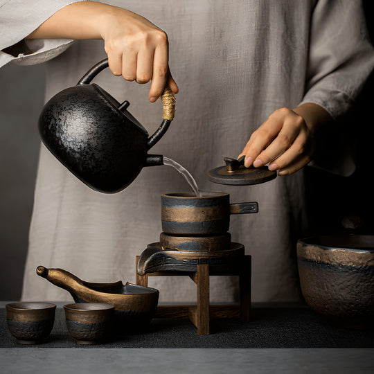 Harmony Stoneware Teapot Set