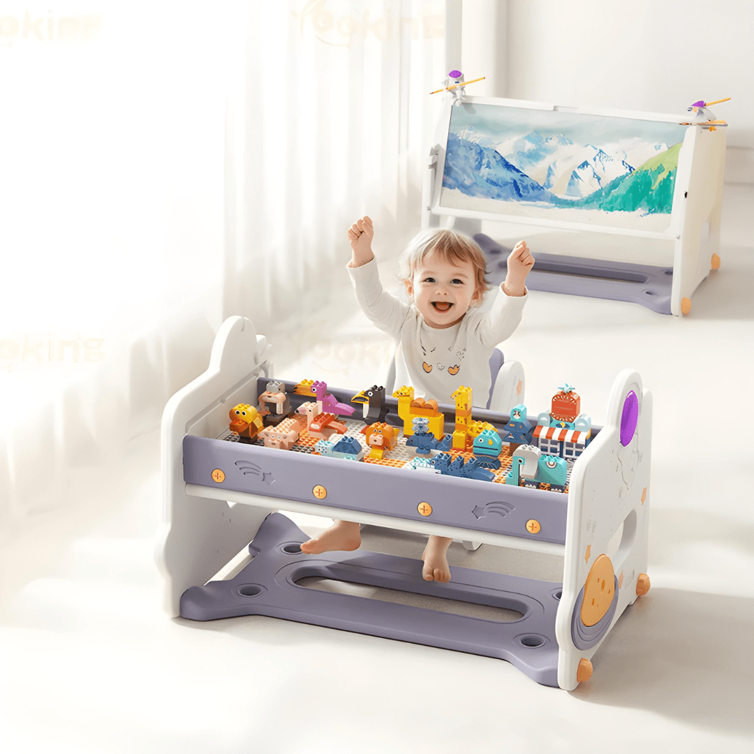 Double Seat Large Capacity Kids Desk