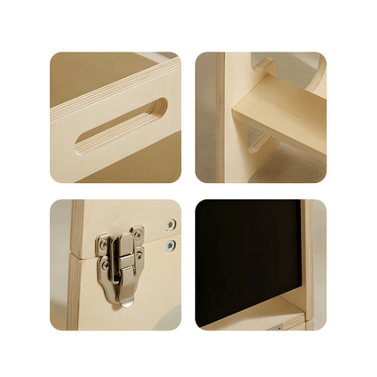 Children’s 2-in-1 Learning Tower with Drawing Board – Birch Wood – Beirut Lebanon