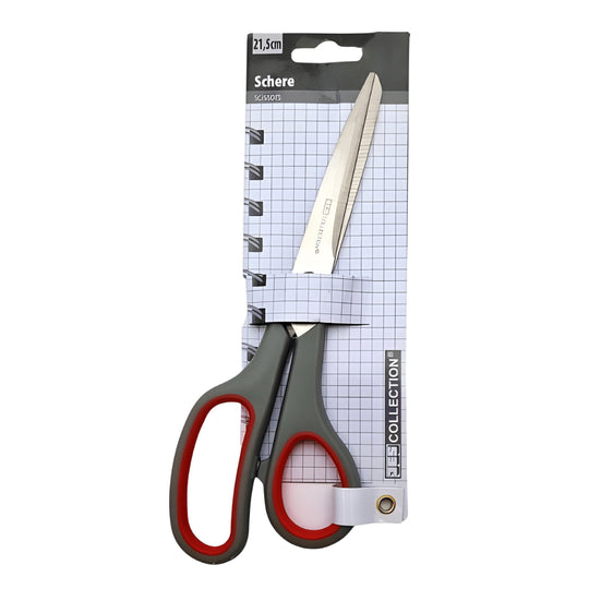 SCHERE 21.5cm Office Scissors – Gray Red Or Red Gray