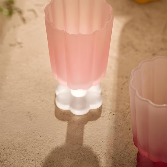 225ml Frosted Flower Cocktail Glass – Summer Goblet Cup