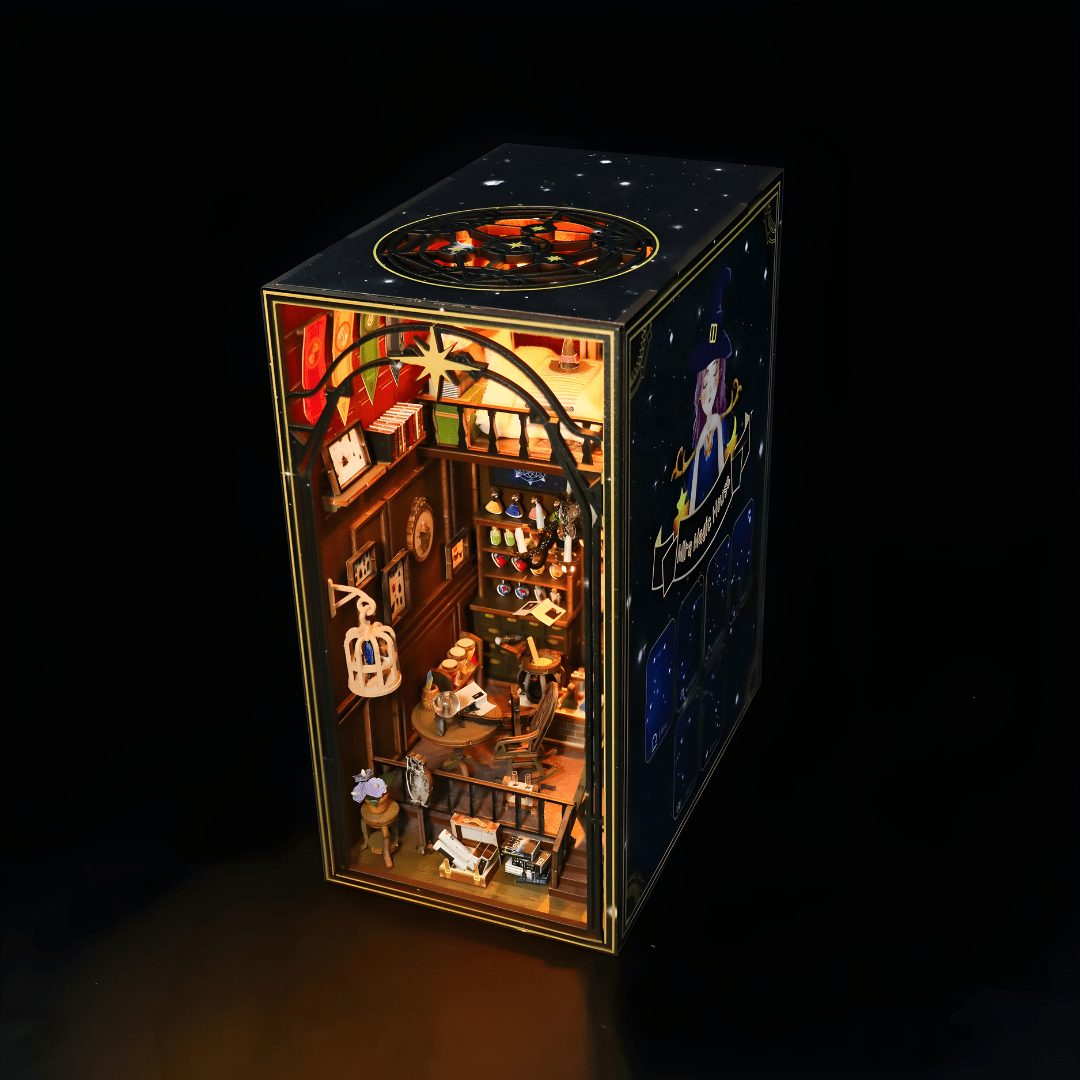 DIY Mira Magic House Booknook Series Miniature Kit with LED Light & Music Box – Beirut Lebanon