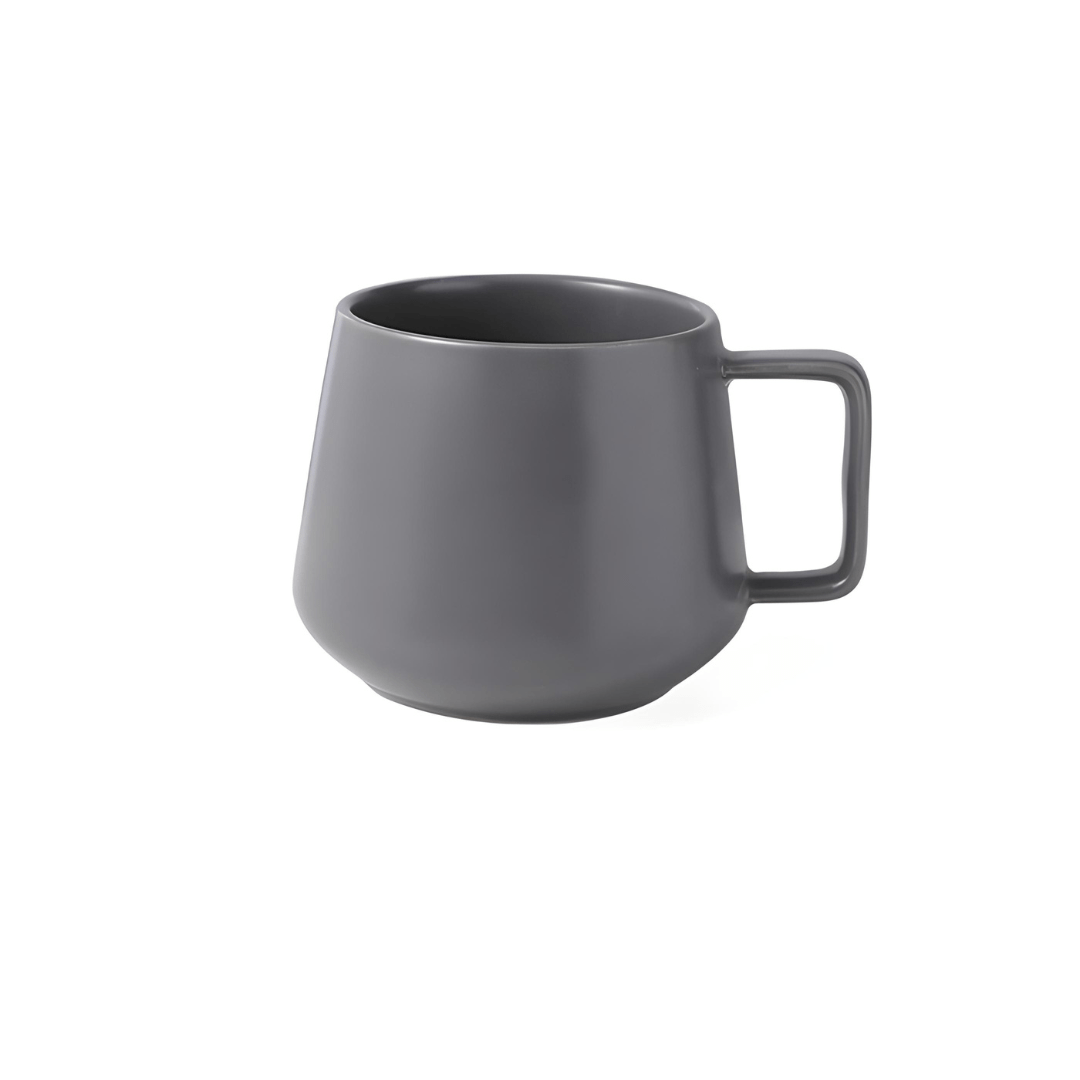Modern matte ceramic mug 320ml – pink, grey, beige – coffee tea cup available in Beirut Lebanon