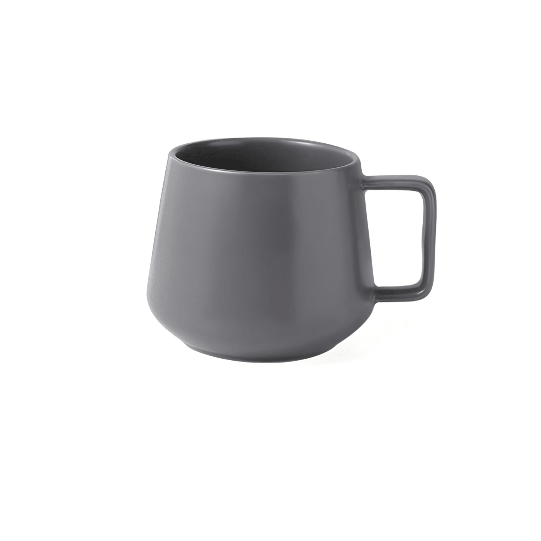Modern matte ceramic mug 320ml – pink, grey, beige – coffee tea cup available in Beirut Lebanon