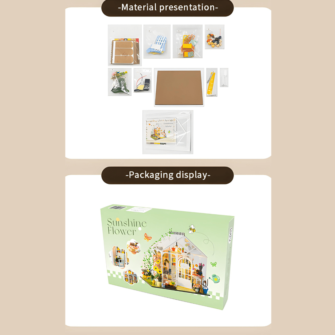 Sunshine Flower Miniature Kit with LED & Dust Cover