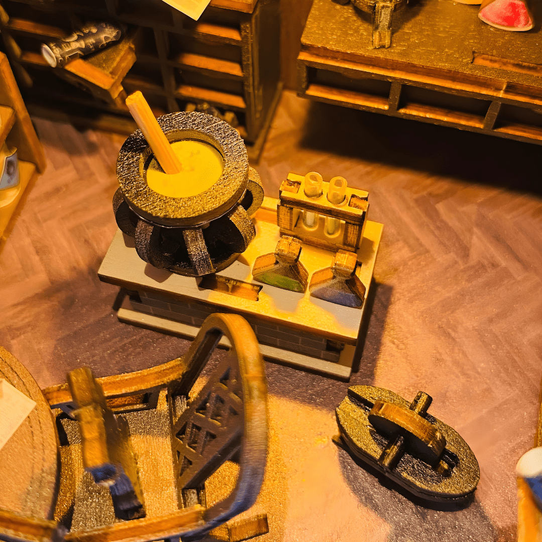 DIY Mira Magic House Booknook Series Miniature Kit with LED Light & Music Box – Beirut Lebanon