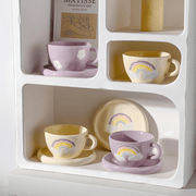 Hand-painted Rainbow Ceramic Coffee Mug 250ML