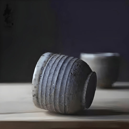 Handmade Japanese Retro Pottery Teacup – 45ml Collector's Edition