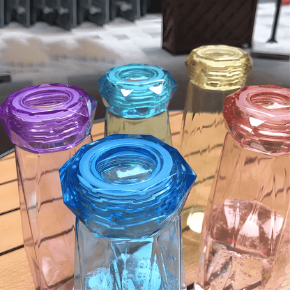 500ml Stylish Glass Bottle with Lid