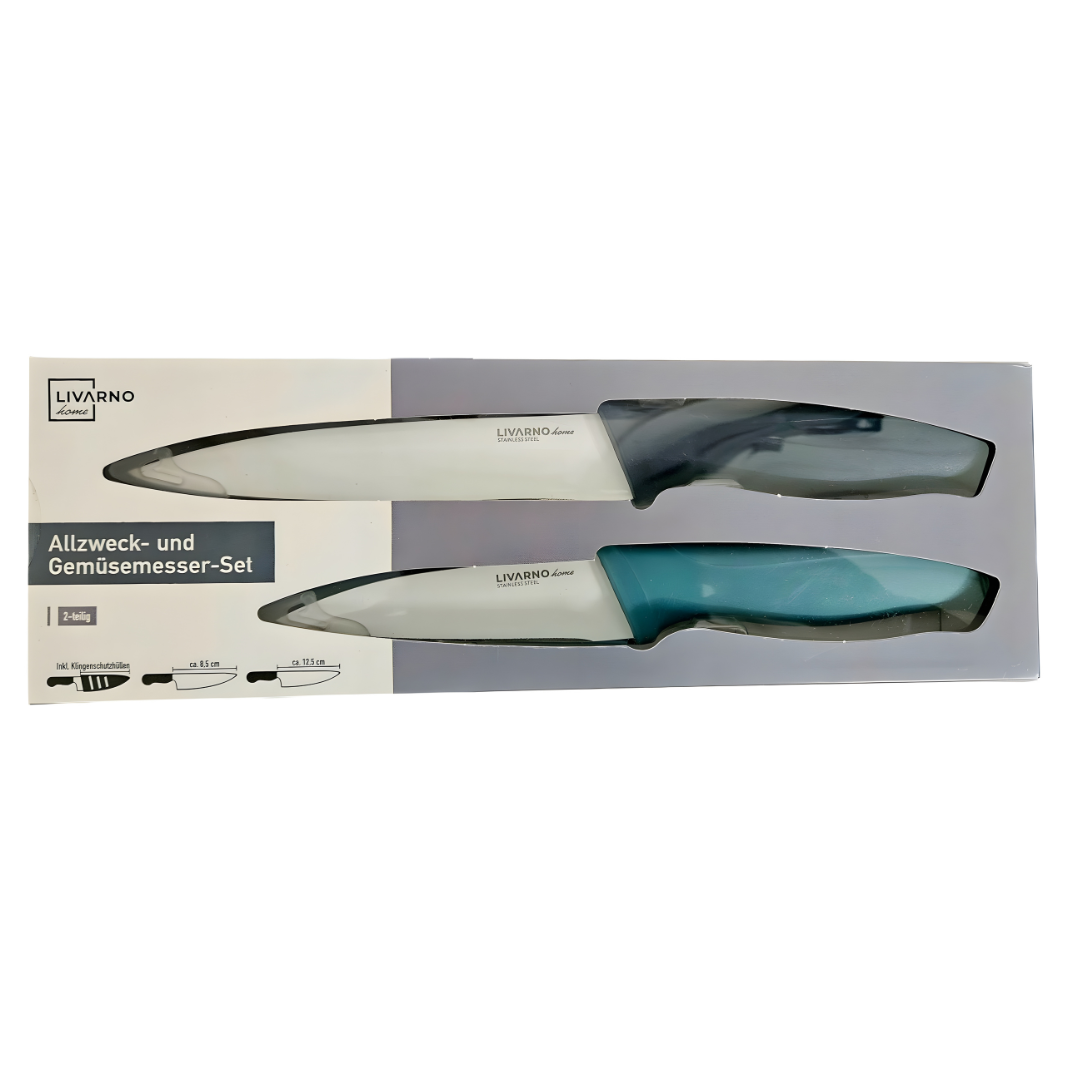 Multipurpose kitchen knife with protective cover – Livarno Home