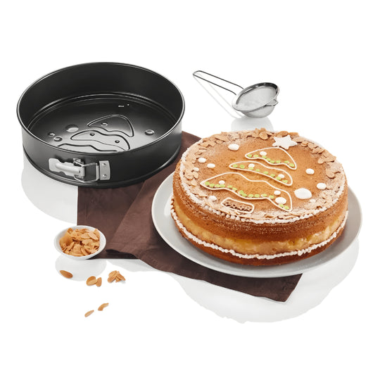 LIVARNO Home 26cm Springform Cake Tin – Classic | Santa Claus | Bundt Pan