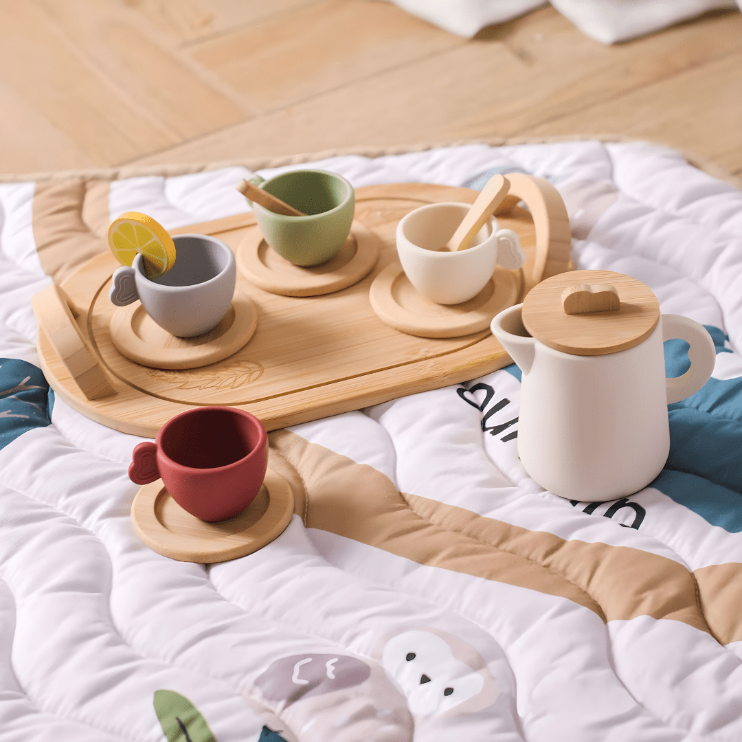Wooden Tea Party Set for Kids – 2 Years+